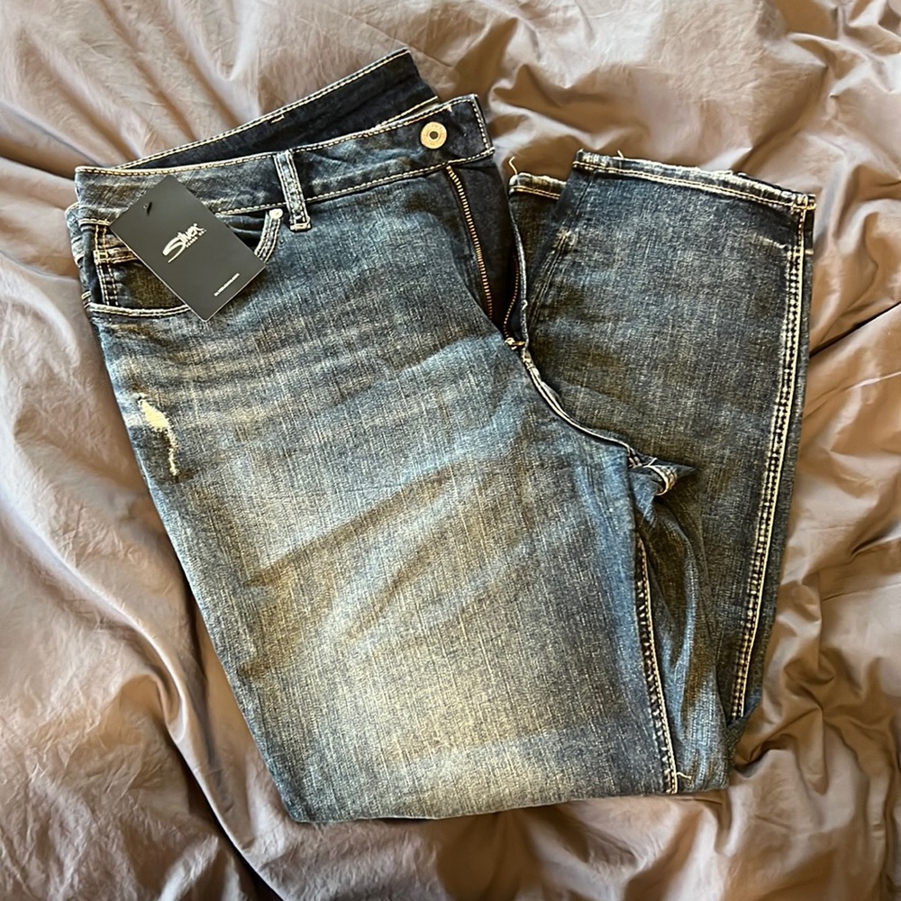 NWT Silver Jeans Co Plus Size Cropped Jeans